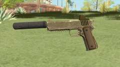Heavy Pistol GTA V (Army) Suppressor V1 pour GTA San Andreas