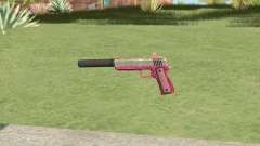 Heavy Pistol GTA V (Pink) Suppressor V1 pour GTA San Andreas