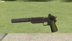 Heavy Pistol GTA V (Green) Suppressor V1 pour GTA San Andreas