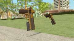 Heavy Pistol GTA V (Gold) Flashlight V1 pour GTA San Andreas