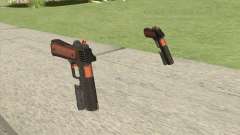 Heavy Pistol GTA V (Orange) Flashlight V1 für GTA San Andreas