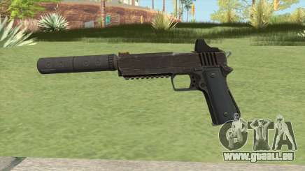 Heavy Pistol GTA V (OG Black) Suppressor V1 für GTA San Andreas