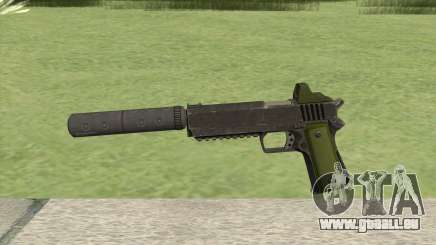 Heavy Pistol GTA V (Green) Suppressor V1 pour GTA San Andreas