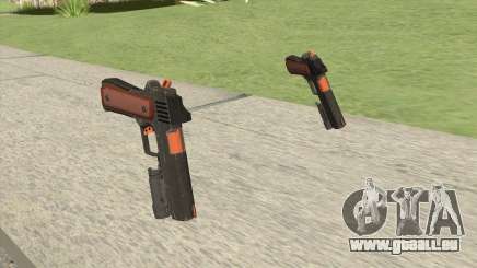 Heavy Pistol GTA V (Orange) Flashlight V1 pour GTA San Andreas