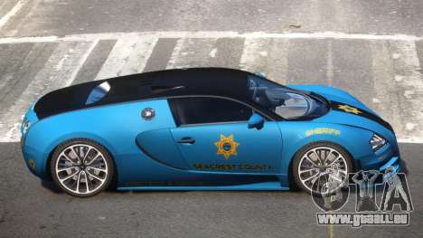 Bugatti Veryon Police V1.1 pour GTA 4