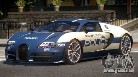 Bugatti Veryon Police V1.0 pour GTA 4