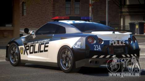 Nissan GT-R Police V1.0 für GTA 4