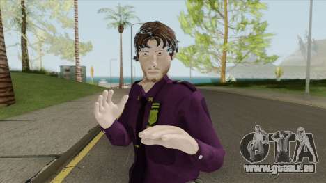 Purple Policeman (HQ) pour GTA San Andreas