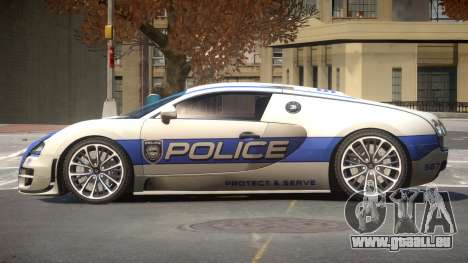 Bugatti Veryon Police V1.2 für GTA 4