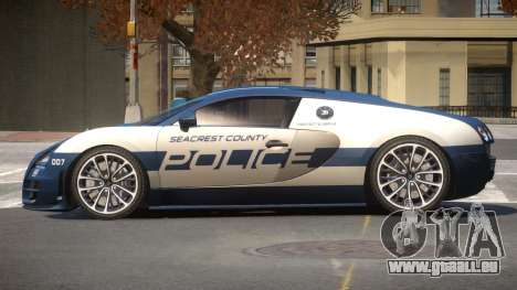 Bugatti Veryon Police V1.0 pour GTA 4