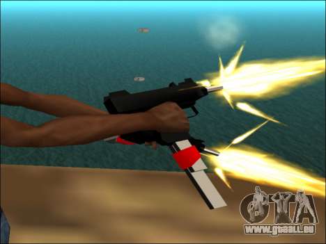 Pak armes en Or Blanc pour GTA San Andreas