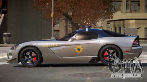 Dodge Viper RT Police pour GTA 4
