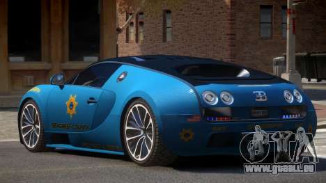 Bugatti Veryon Police V1.1 pour GTA 4