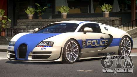 Bugatti Veryon Police V1.2 pour GTA 4