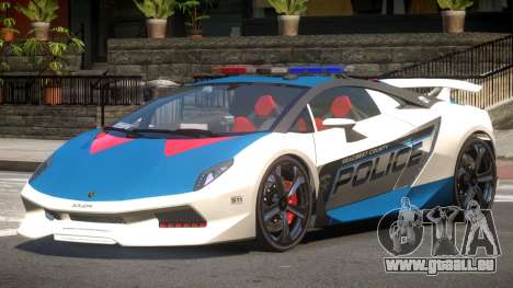 Lamborghini SE Police V1.4 pour GTA 4