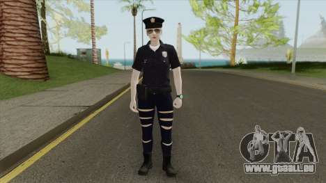 Rubia Policeman V2 (Bugstars Equipment) für GTA San Andreas