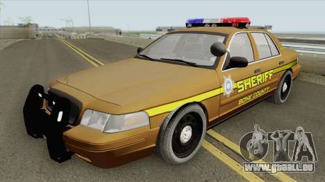 Ford Crown Victoria 2011 (Bone County Sheriff) für GTA San Andreas