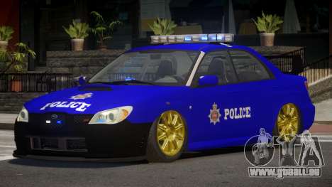 Subaru Impreza RS Police pour GTA 4
