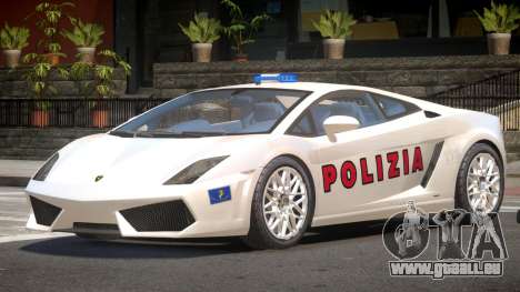 Lambo Gallardo SR Police für GTA 4