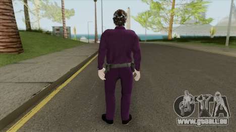 Purple Policeman (HQ) pour GTA San Andreas