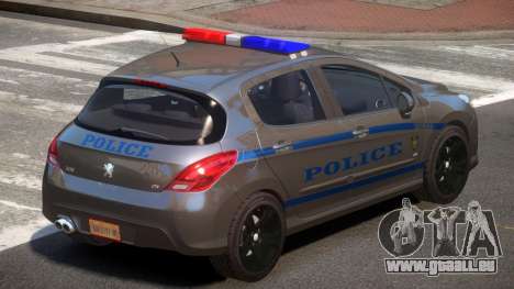 Peugeot 308 Police pour GTA 4