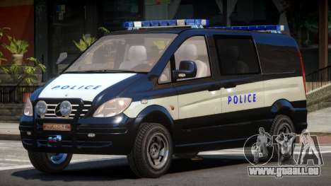 Mercedes Benz Vito Police pour GTA 4