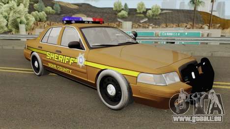 Ford Crown Victoria 2011 (Bone County Sheriff) pour GTA San Andreas