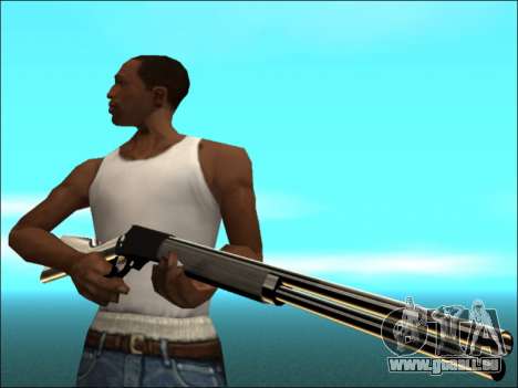 Pak armes en Or Blanc pour GTA San Andreas