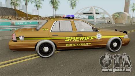 Ford Crown Victoria 2011 (Bone County Sheriff) für GTA San Andreas