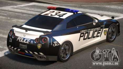 Nissan GT-R Police V1.0 für GTA 4