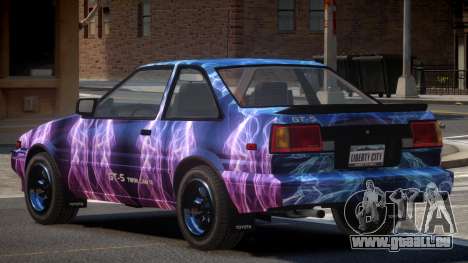 Toyota AE86 GT-S Coupe PJ2 für GTA 4