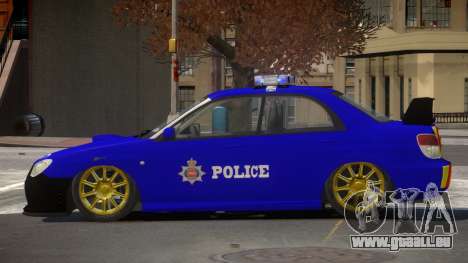Subaru Impreza RS Police für GTA 4