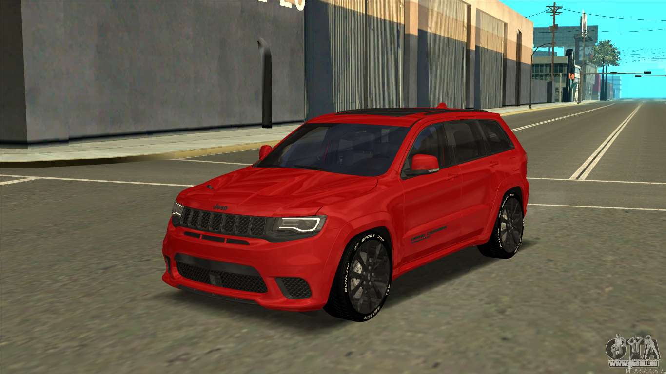 Jeep Grand Cherokee Trackhawk 2018 Pour Gta San Andreas