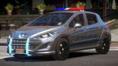 Peugeot 308 Police für GTA 4