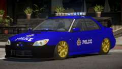 Subaru Impreza RS Police pour GTA 4