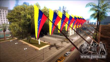 Drapeau vénézuélien à l'hôtel de ville et de la station de police pour GTA San Andreas