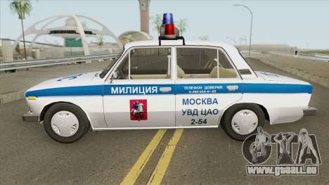 VAZ 2106 DPS (Police de Moscou) pour GTA San Andreas