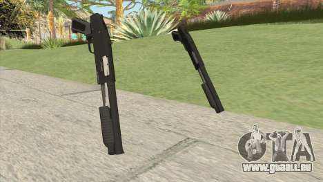 Sawed-Off Shotgun GTA V (Black) für GTA San Andreas