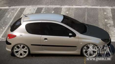 Peugeot 206 Tuned V1.0 für GTA 4