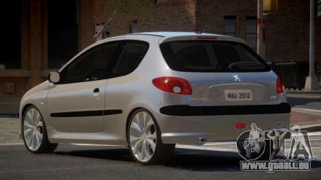 Peugeot 206 Tuned V1.0 für GTA 4