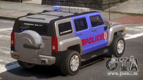 Hummer H3 Police V1.0 pour GTA 4