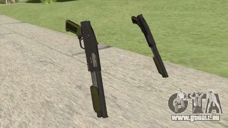 Sawed-Off Shotgun GTA V (Green) pour GTA San Andreas
