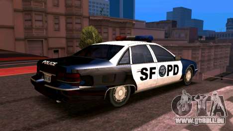 Chevrolet Caprice 1993 SFPD SA Style pour GTA San Andreas