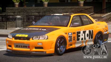 Nissan Skyline R34 D-Style PJ6 pour GTA 4