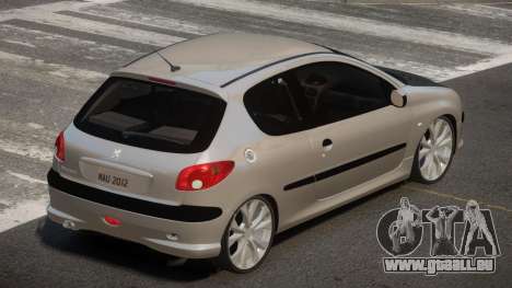 Peugeot 206 Tuned V1.0 für GTA 4