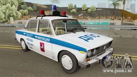 VAZ 2106 DPS (Police de Moscou) pour GTA San Andreas