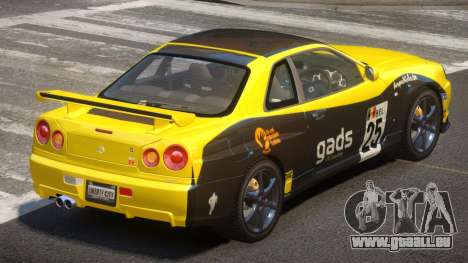 Nissan Skyline R34 GT-Style PJ5 pour GTA 4