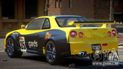 Nissan Skyline R34 GT-Style PJ5 pour GTA 4