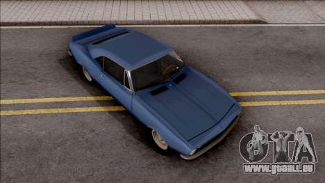 Chevrolet Camaro 1967 Blue pour GTA San Andreas