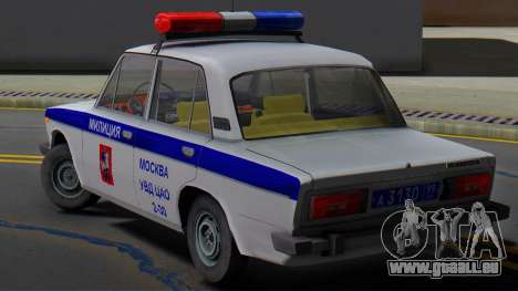VAZ 2106 Police in Moskau für GTA San Andreas